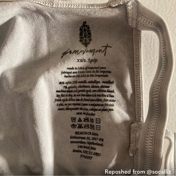 Free People Movement Good Karma Onesie in Ice Grey - Picture 4 of 6